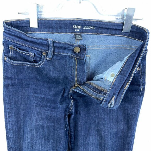 Gap Vintage 1969 Skinny Legging Jeans Mid Rise Denim Women's Blue Size 8/29R - Picture 4 of 11
